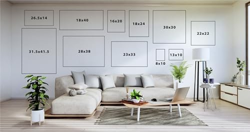 Kate and Laurel Sylvie Blank Framed Canvas Wall Art; 31.5x41.5 Gold; Vintage Modern Empty Canvas for Paint-Your-Own Art; Ready to Paint Premium Canvas Already Framed