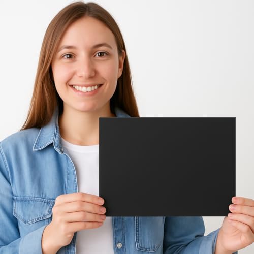 Accent Design Paper Accents Variety Pack, Back in Black Cardstock, 12x12 Inch, 10 Sheets, 5 Different Black Cardstocks, Scrapbooking Cards and Crafts