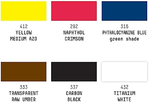 Liquitex Professional Acrylic Ink, 1-oz (30ml), Essential Color Set, Set of 6