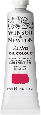 Winsor & Newton Artists' Oil Paint, 37ml Tube, Permanent Carmine