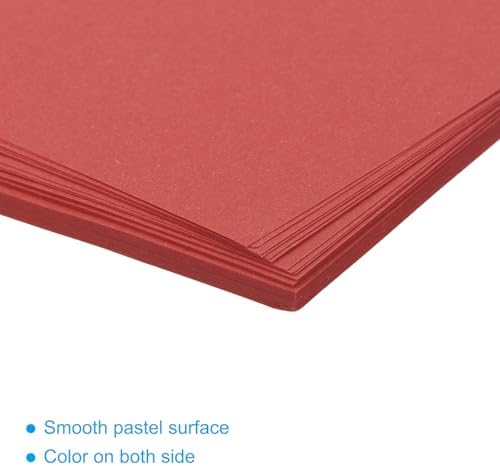 MECCANIXITY 50 Sheet Origami Paper Double Sided Bright Red 2x2 Inch Square Sheet for Art Craft Project, Beginners, Gifts Decor