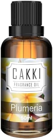 Essential Oils for Diffusers for Home, Scent-Plumeria, Single Large Size 50ml, Cakki Fragrance Oils, for Candle Making, Diffuser Oil Scents