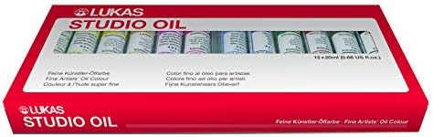 LUKAS Studio Artist Oil Color Paints - High-pigment oil paint made with natural binder for artist, painting, & more! - [Assorted Colors - 20 mL]