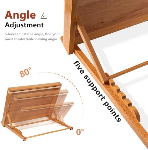 DJAR 5-Position Drafting Table for Painting, 25 3/5 Inches by 19 Inches