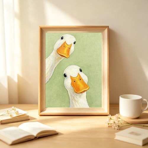 CSZPPQAF Duck Diamond Painting Kits for Adults, Animal Cartoon Diamond Art