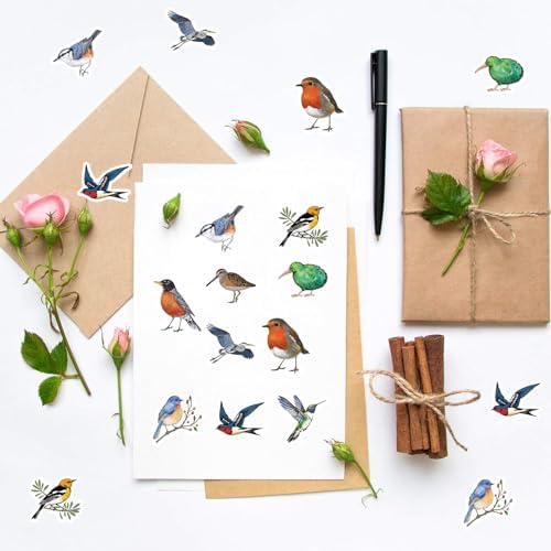500Pcs Bird Stickers Waterproof Vinyl Decals