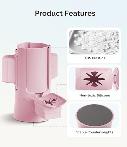 MelodySusie Nail Polish Bottle Holder and Nail Art Tools Organizer Pink