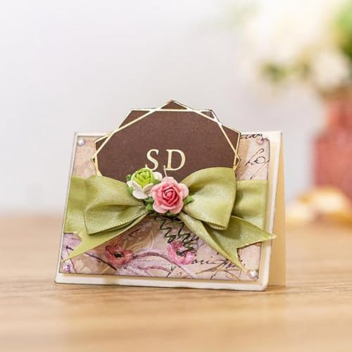 BAOFALI 3PCS Hot Foil Plate,Circle &Polygon Metal Foil Plate Dies for Card Making Paper Crafts Embossing Scrapbooking Arts Crafts Scrapbooking Supplies