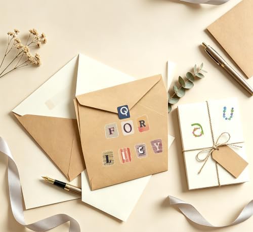 Letter Stickers 1388PCS Alphabet Sticker Scrapbook Supplies (Set A 1388PC)