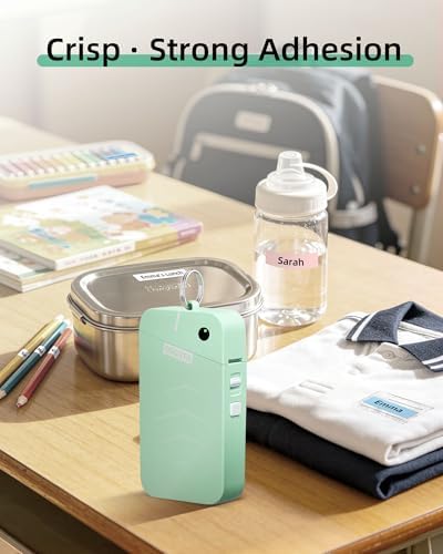 ORGSTA S001 Label Maker Machine with Tape, Portable Bluetooth Label Maker