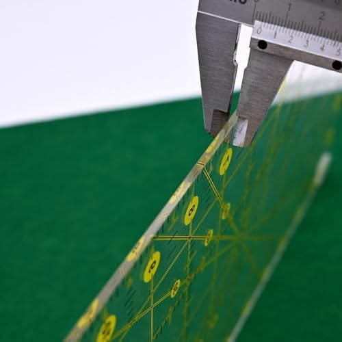 Sewing Rulers Quilting Ruler,Acrylic Quilting Templates,Sewing Tools Accessories Supplies for Patchwork Precision Fabric Cutting 1pcs(6.5x12inch)