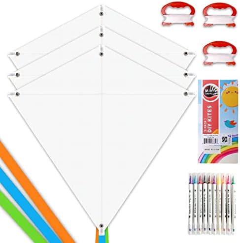 DIY Kites for Kids Kite Making Kit, Decorating Coloring Kite Party Pack