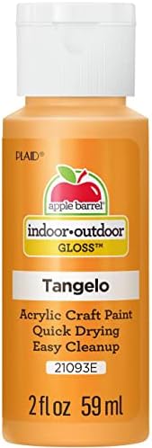 Apple Barrel Paint GLOSS ACRYLIC, 2 oz, Tangelo 2 Fl Oz