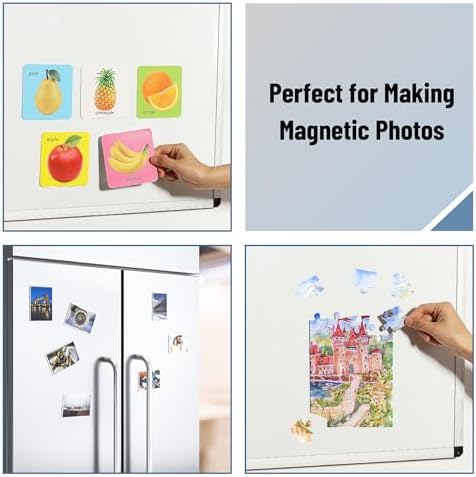 Mr. Pen- Flexible Magnetic Sheets with Adhesive Backing, 12" x 16", 10 Pack