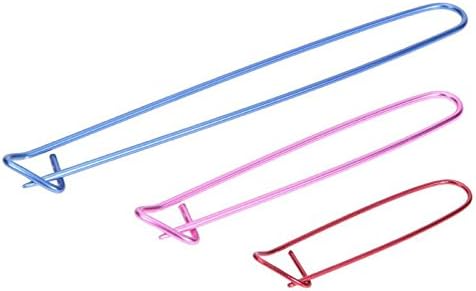 Zuoyou 9PCS Aluminum Knit Holders Cable Stitch Knitting Needles Set Markers Locking Stitch Seam DIY Crafts Sewing Knitting Tools