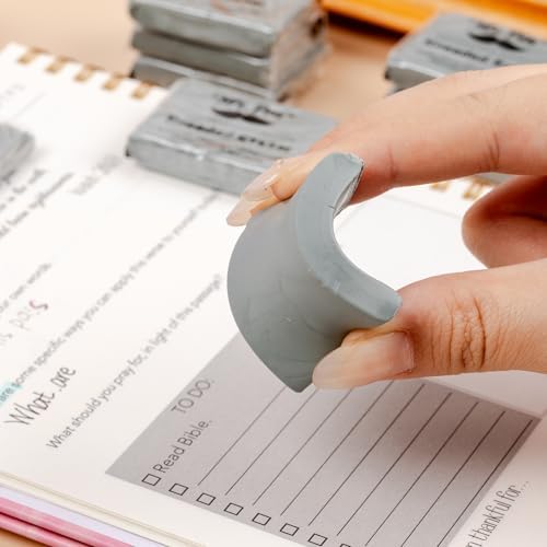 Mr. Pen- Kneaded Erasers, 1.37" x 1.7", 24 Pack, Gray