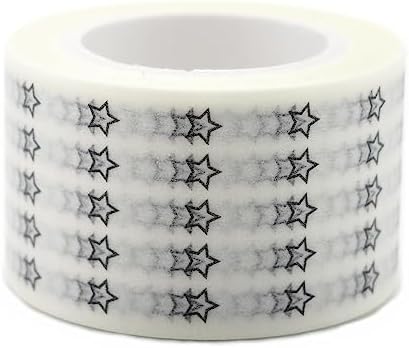 Japanese 5 Star Review Rating Tracker Writable Washi Tape / 25mm x 10M / 1000 Stickers