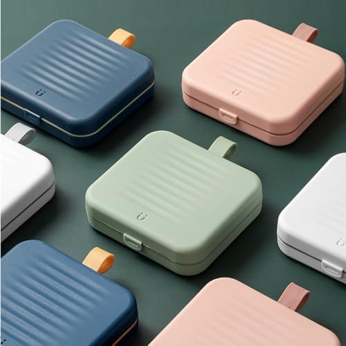 Small Sewing kit Travel Size, Mini Sewing Kits Storage-Box Gifts for Adults, Beginners DIY Easy Embroidery Thread Needle Accessories,Home and Hand Sewing Supplies, Basic Emergency Needle case (Blue)