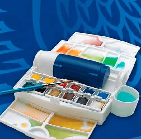 Winsor & Newton Cotman Watercolor Paint Set, 12 Half Pan Field Travel Set | Introductory Watercolor made with Fine Art Pigments, Perfect for Beginners, Lightfast & Permanent, Good Tinting Strength