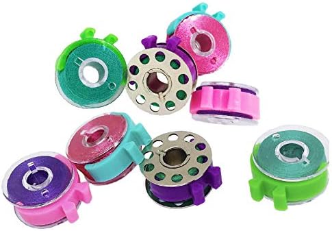 12 Piece Bobbin Holder Set for Sewing Machines - Bobbin Clamps for Organizing Threads and Avoiding Tangles