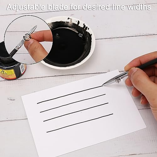 Ruling Pen for Masking Fluid, Cross Hinged Ruling Pen for Cartography, Calligraphy, Fine Line Drawing, Suitable for Use with Masking Fluid, Drawing Ink, Indian Ink and Gouache