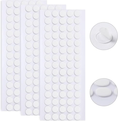 JANYUN 140 Pcs Sticky Dots,10 mm Round Putty Clear Tape for Crafts
