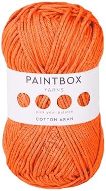 Paintbox Yarns 100% Cotton Aran Yarn 1.76oz / 50g, 93yds / 85m