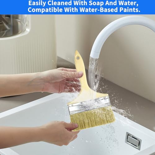 2 Pack 5-inch Deck Stain Brush