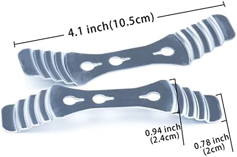 10-Pk Stainless Steel Wick Holders, 3-Hole Centering Device, Candle Making