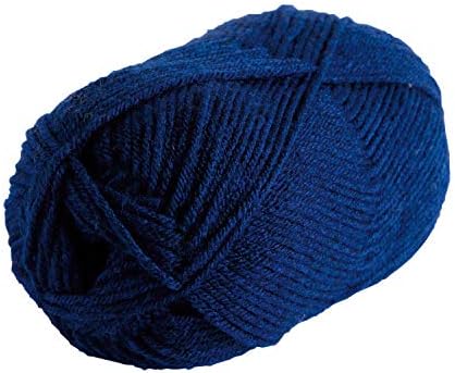 Knit Picks Brava Blue Worsted Weight Smooth Acrylic Yarn for Crochet