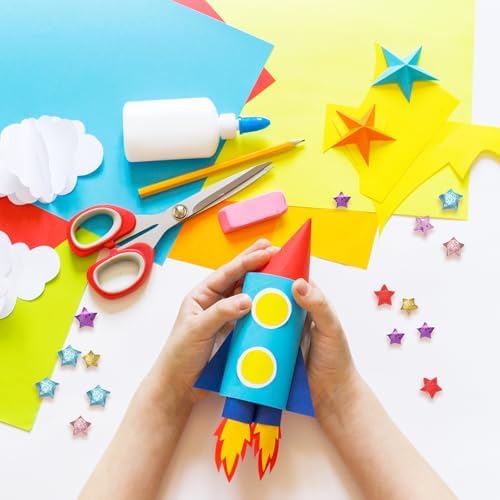 MECCANIXITY 200 Sheets Origami Paper Glitter Stars Papers Green Fold Paper for Beginner Arts Crafts Projects,0.4 x 8.7 Inch