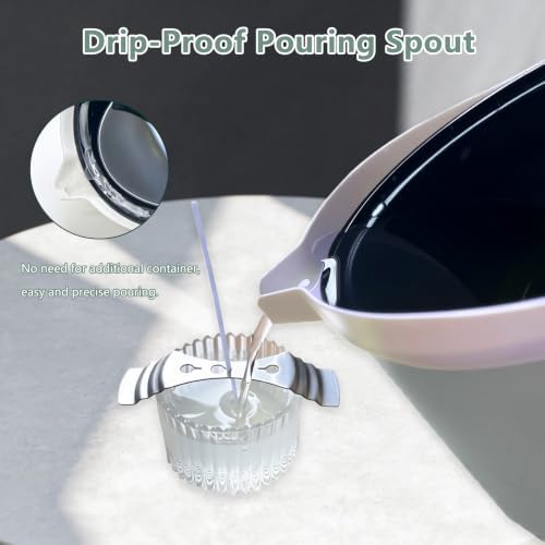 GUILOPOER Wax Melter with Pour Spout, Candle Making Kit for Adult Beginners, 1.5L Large Capacity, for Making Candles and Soaps, Kit Includes Wax Melting Pot(Green)