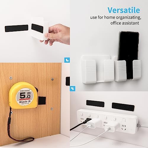 Art3d 48 Sets Hook and Loop Tape Sticky Back, 4"x2" Double-Sided Command Adhesive Strip Heavy Duty