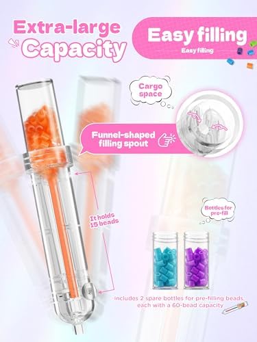 5mm Fuse Bead Pen, Melty Bead Dispense Tool - 2 Pack Kit