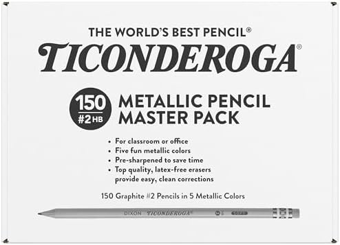 Ticonderoga Wood-Cased Pencils Master Pack, Pre-Sharpened