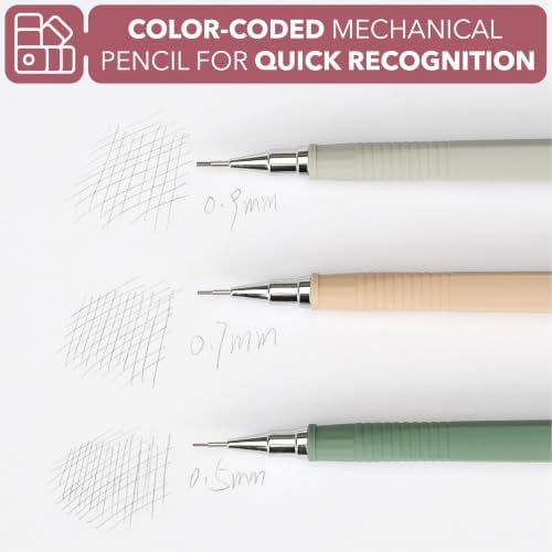 Mr. Pen- Mechanical Pencil Set with Lead and Eraser Refills, 6 Pack