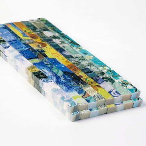 Star Origami Paper, DIY Origami Paper Star Strips (Chasing Light Blue Yellow 1080 sheets)
