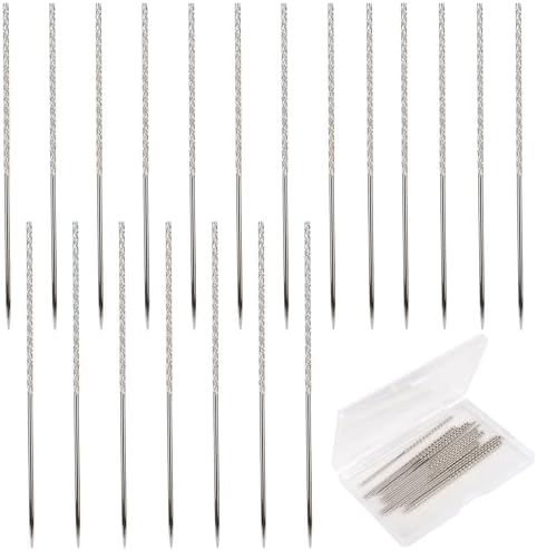 20 Pcs Large Snag Repair Tool with Storage Box, 3in/7.65cm Sweater Snag