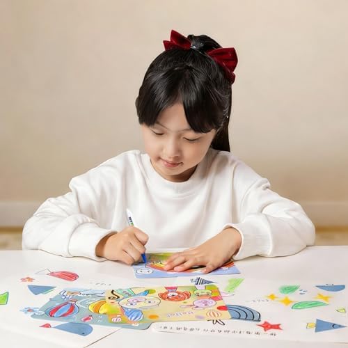 Mini Dry Erase Markers for Kids, 12 Colored Fine Tip White board Markers