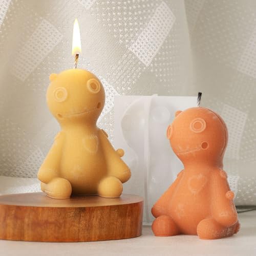 Animal Doll Candle Silicone Mold for Resin Casting & Candle Making