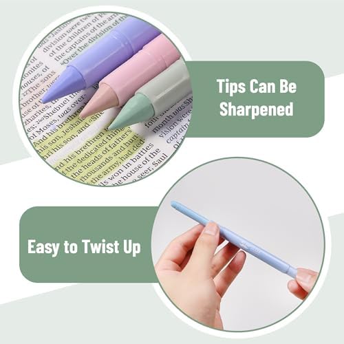Mr. Pen- No Bleed Gel Highlighters, Assorted Colors, 8 Pack