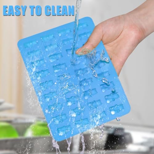 Gummy Molds Gummy Bear Mold 2 ml Silicone Candy Molds Bigger Food Grade Silicone with 2 Droppers