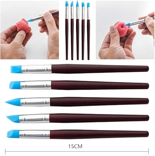 LANGQUN 35pcs Clay Sculpting and Pottery Tools Kit - Air Dry and Polymer Clay Dotting Tools - Ceramic Supplies for Modeling and Shaping - For Kids and Adults