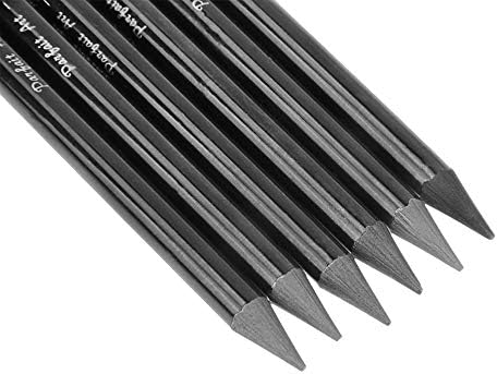 6 PCS Professional Woodless Charcoal Pencil Artist Sketching Drawing Pencil Graphite Sketch Pencils Charcoal Sticks Art Pencil Set for Drawing Shading Sketching 6 Grades of Graphite HB 2B 4B 6B 8B EE