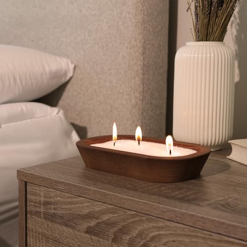 Tula Refillable Pearled Candle Sand Kit, 17.6 oz Wax + 20 Cotton Wicks
