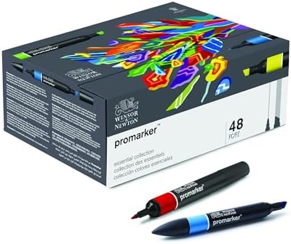Winsor & Newton Promarker, Set of 48, Essential Collection