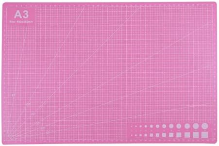 Cutting Mat A3 Pink, Self Healing Cutting Mat 12x18 Inch, 5-Ply Rotary Cutting Board Double-sided for Cutting Quilting Modeling Projects