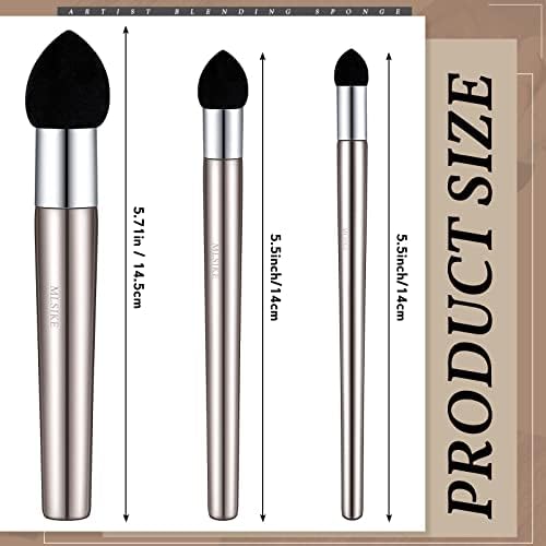 Teling 6 Pcs Artist Blending Sponge Pen Reusable Sketch Rubbing Sponge Brush Washable Drawing Correction Sketch Tool for Artist Student Charcoal Powder Drawing Correcting Smudge Smear, 3 Size
