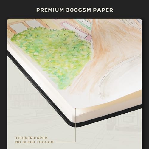 Beechmore Books A5 5.8x8.3 Mixed Media Sketchbook 300 GSM/140LBS
