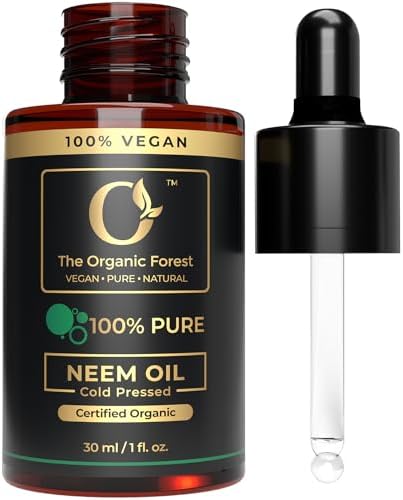 100% Pure and Natural Cold Pressed Neem Oil | Skin & Hair Care & Soap Making | Multi-Purpose Moisturizing and Hydrating Carrier Oil